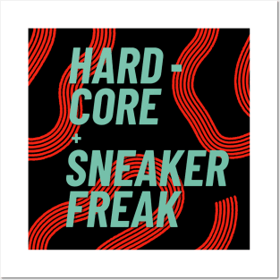 Hard-core Sneaker Freak with Paolo Veronese Green Typography Posters and Art